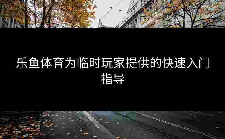 乐鱼体育为临时玩家提供的快速入门指导