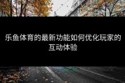 乐鱼体育的最新功能如何优化玩家的互动体验